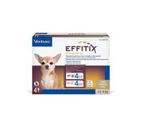 Effitix - Pipetas para perro de 1,5-4 kg - Virbac