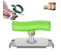 Effortless Arthritis Jar Opener,Adjustable Grip Multifunction Jar Opener,2024 Upgraded Easy Open Adjustable Grip Jar Opener,Arthritis Jar Opener For Seniors Weak Hands,Stainless Steel Jar Opener
