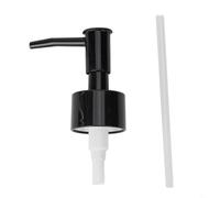 Effortless - Cabezal de bomba de loción de 28/400 hilos, a prueba de fugas, para crema y loción, para varias botellas (negro brillante)