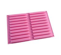 Effortless Demolding: The chocolate fry mold has a flexible structure and s