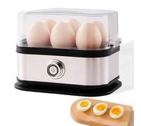 Effortless Egg Cooking with the Ultimate Stainless Steel Egg Cooker, Smart Eggs Cooker with Auto Shut Off. Soft/Medium/Hard 3 Modes (gold)