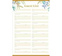 Effortless Event Planning: The Ultimate Guest List Planner