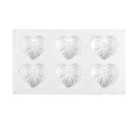 Effortlessly Create Perfect Heart-Shaped Treats: These heart silicone fondant molds are made of high-quality silicone material that is tear-resistant and not easy to deform. They have smooth surfaces