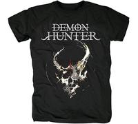 EFGHJ Demon Live in Nashville Album Cover Metalcore Demon Metal Men Black t -Shirt Asian