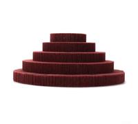 Eficaz disco de rueda de aleta de grano 320 no tejido para pulir metales y madera, herramienta esencial para manualidades (200 mm)