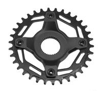 Eficiente 34T/36T/38T/40T Ebike Chainring y Spider Adaptador 104BCD para Bafang MidDrive Motor Kits M500/M510/M600 (36TChainring+Adapter)
