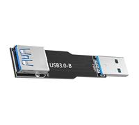 Eficiente adaptador de módulo de extensión USB 3.0 B macho a hembra que mejora las interfaces de PC y la solución de conexión
