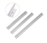 Eficiente aleación de aluminio T ranura inglete pista 45 tipo para funcionamiento suave en enrutador y sierras de mesa (50 cm)