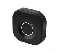 Eficiente bloqueo de huellas dactilares para armarios y cajones, recargable por USB con batería baja (negro)