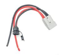 Eficiente cable conector de carretilla elevadora de 50 A con cubierta antipolvo diseñado para aplicaciones de alta corriente (sin nariz de cobre)