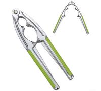 Eficiente cascanueces para nueces, nueces, almendras, avellanas, piñones y castañas, diseñado con agarre cómodo y cuerpo de aleación de zinc resistente (verde)