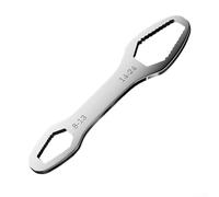 Eficiente doble cabeza para llave Torx de 824 mm para mantenimiento mecánico e industrial (plateado)