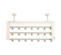 Eficiente estante de secado oculto para radiador con diseño plegable que ahorra espacio, construcción de aleación de aluminio, adecuado para ropa interior y pequeños artículos de lavandería (S)