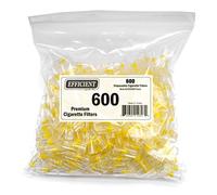 Eficiente - Filtros, filtros desechables para cigarrillos, cigarrillos. - BULK Pack de ahorro, 600, 1