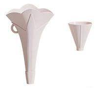 Eficiente herramienta de transferencia de líquidos con cuerpo plegable, boca ancha y mango lateral para cocinas y despensas conscientes del espacio (rosa)