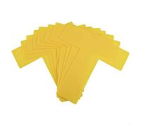 Eficiente kit de marcado de cancha de pickleball 12 marcadores con formas de T y L y una bolsa de almacenamiento para un uso fácil (amarillo)