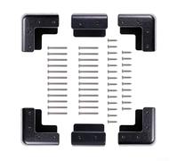 Eficiente kit de soporte solar ABS para caravanas y barcos, incluye 6 soportes y 48 tornillos para una instalación rápida