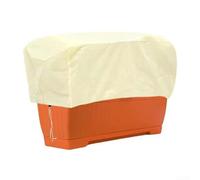 Eficiente para cubiertas de invierno para plantas que protegen contra la nieve y las inclemencias del tiempo (beige amarillo)
