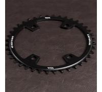 Eficiente plato para bicicleta de carretera, 110BCD 4 pernos, configuración de dientes anchos estrechos, adecuado para varios sistemas de velocidad (42T)