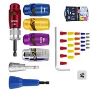 Eficientes accesorios para pelar cables, herramienta de trabajo de electricista de aleación de aluminio para torsión rápida de cables y conexión de electricista de aleación de aluminio