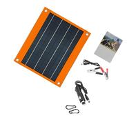 Eficientes cargadores de panel solar de 16 W, fuente de alimentación rápida de 18 V, diseño compacto y portátil, construido para acampar y explorar, cargador solar policristalino de alta eficiencia