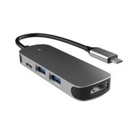 Eficientes concentradores USB 3.0 y tipo C de 1000 Mbps Ethernet RJ45 Gigabit 4/6 puertos 5 Gbps adaptador de transferencia de datos para teléfonos y tabletas