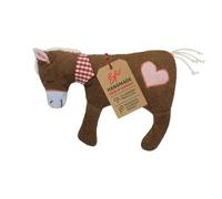 efie cerezo Núcleo de caballo marrón Cojín de calor, cultivo ecológico controlado (orgánico, certificado GOTS, 100% fabricado en Alemania.