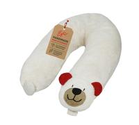 efie Cojín Teddy Rojo, cultivo ecológico controlado, 100% fabricado en Alemania, relleno relleno con EPS microperlas