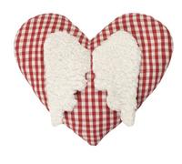 efie Cojín térmico de huesos de cereza de corazón con alas, material de cultivo ecológico), 100% fabricado en Alemania.