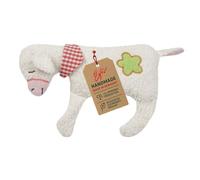 efie Cojín térmico de huesos de cereza Ovejas con margaritas, cultivo ecológico controlado (orgánico, certificado GOTS, 100% fabricado en Alemania.