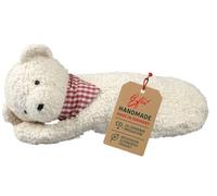 efie Cojín térmico de huesos de cereza Teddy con pañuelo, cultivo ecológico controlado, 100% fabricado en Alemania.