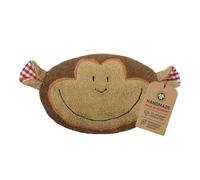 Efie Cojín térmico orgánico de espelta, diseño de mono, cultivo ecológico controlado (orgánico), fabricado en Alemania, certificado GOTS