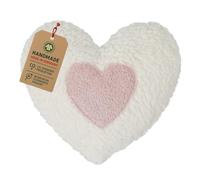 efie térmica de espelta Cojín Corazón Rosa, cultivo orgánico, certificado GOTS, 100% fabricado en Alemania.