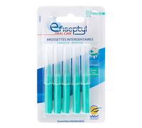 Efiseptyl Cepillos de limpieza interdental, cónicos de 0,9 mm, 5 unidades, turquesa, manual, no alimentado, adulto, suave, cepillo interdental, cepillo de dientes