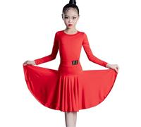 EFLALYHG A1,150, Vestido de baile latino para niñas, vestido de falda de competencia para salón de baile, salsa, tango, samba, cha, rumba