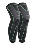 EFRJUWI 1 par de rodilleras de compresión deportivas for piernas completas, soporte protector(Style A-Green-2Pcs)