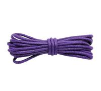 EFRJUWI 2 pares de cordones encerados de algodón de 2,5mm de longitud, cordones redondos for zapatos Oxford, botas, cordones de cuero impermeables(Purple,90cm)