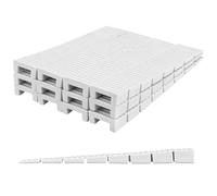 EFRJUWI 20pcs Furniture Floor Mats Can Be Cut Levelers Shims Spacers Anti Slip Balance Pads Height Adjustment Wedges Plastic para Muebles