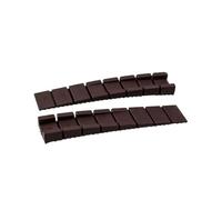 EFRJUWI 2pcs Adjustable Furniture Table Levelers Leveling Shims Height Wedges Gasket Chair Balance Foot Pad para Muebles(Brown)