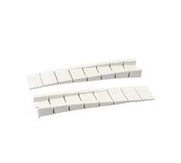 EFRJUWI 2pcs Furniture Table Levelers Leveling Shims Height Wedges Gasket Chair Balance Foot Pad para Muebles(White)