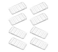 EFRJUWI 8pcs Transparent Plastic Wedge Shims Adjustable Furniture Levelers Cuttable Hard Table Pads For Uneven Surfaces Doors, Floors para Muebles