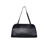 EFRJUWI Bolso de cuero for axilas, diseño nicho, capa superior piel vaca, extremadamente simple, bandolera hombro, bolso mano for mujer para Ocasiones Casuales(Black)