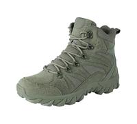 EFRJUWI Botines de invierno for hombre, botas cortas impermeables para Trail Urbano(Green,41)