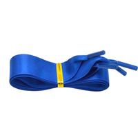 EFRJUWI Cordones de cinta de satén de 2 Cm de ancho a la moda, zapatillas deportivas, zapatos de cuero informales, cordones de lona altos y bajos(SKY BLUE,160cm)