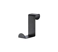 EFRJUWI Gancho En Forma De Z For Puerta De Armario De Baño, De Acero Inoxidable, For Colgar Abrigos, Llavero, Organizador De Accesorios For El Hogar Y La Cocina.(Black)