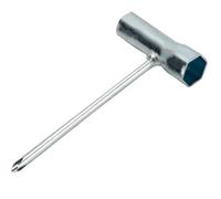 EFRJUWI Llave De Vaso Acero Inoxidable 13 Mm Y 19 for Motosierras Gasolina Desbrozadoras Maquinaria Jardín para motosierra