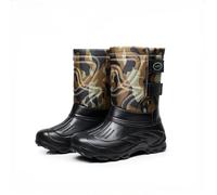 EFRJUWI Zapatos de pesca impermeables y resistentes al frío, botas senderismo felpa antideslizantes desmontables para Trail Urbano(Green,41)