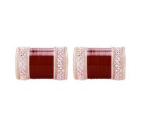 Efulgenz Juego de pulseras indias para mujer, estilo punjabi chuda, tradicional, para boda, novia, chura, acrílico, joyería de moda para mujer (60 piezas), 2-6, Acrílico, Sin piedra preciosa