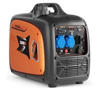 EFURDEN 3500W Generador Inverter de Gasolina, Grupo Electrógeno Portátil | Modo ECO, 6L de depósito, 12V CC, USB y 2 tomas de 230V para Camping, Caravana, Jardín, Garaje y cortes de luz