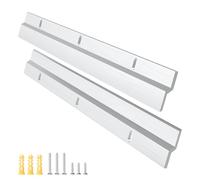 EFUTURETIME 1 par Barra tipo Z, 30cm Clips en Z Resistentes con Tornillos para Bastidores Pesados, Cabeceros, Paneles, Bastidores